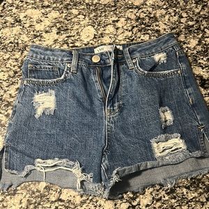 Women’s high waisted shorts, size 1/25. Lightly worn- do not fit anymore.